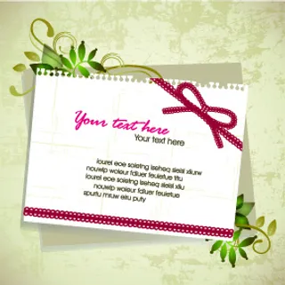 矢量卡通标签花纹背景