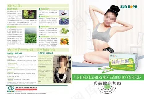 尚赫健康加酚正面