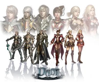 网络游戏人物壁纸图片