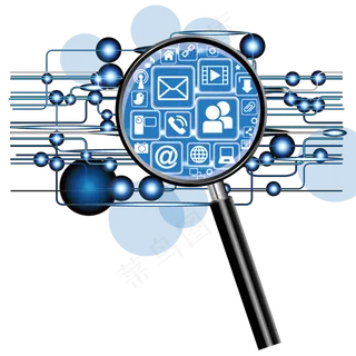 73款放大镜PNG透明背景免扣设计...