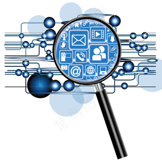 73款放大镜PNG透明背景免扣设计...