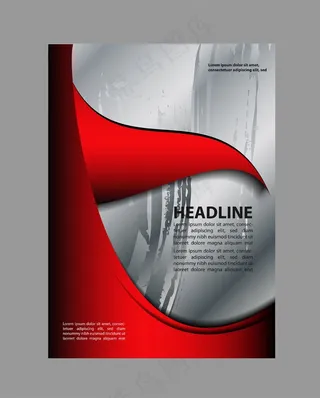 红黑曲线画册图片