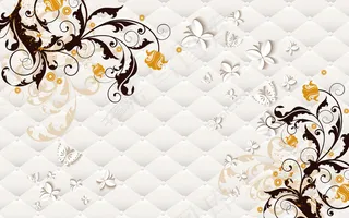 花纹底纹 3D 背景墙