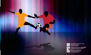 足球比赛 足球运动员图片