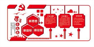 学习贯彻十九大精神文化墙