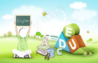 黑板报背景广告设计海报图片