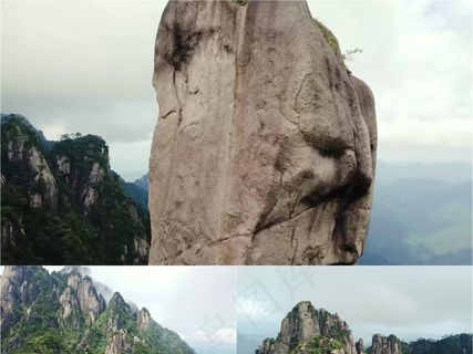 云雾中的江西三清山旅游风光片