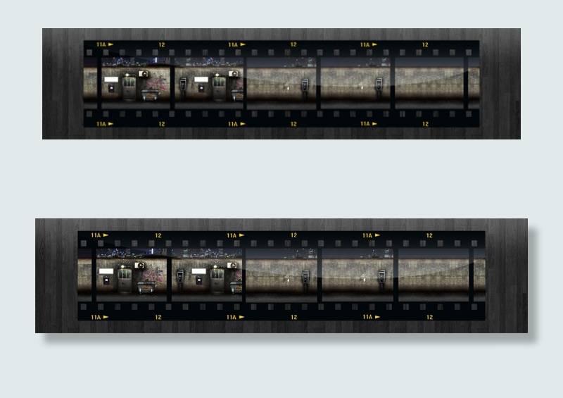 网页图片滚动模块PSD分层素