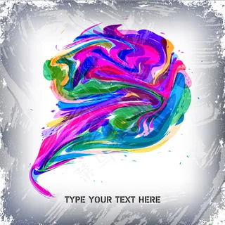 在油漆颜料模式03矢量