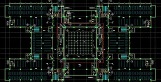 四层给排水及消火栓平面