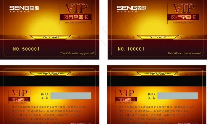 vip至尊卡图片cdr矢量模版下载