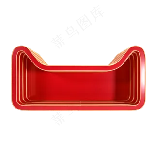 红金天猫猫头装饰,免抠元素