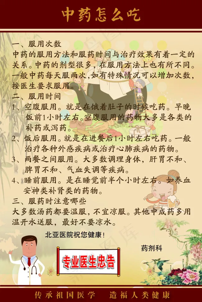 中药展板中药怎么吃(2953X4429(DPI:150))psd模版下载