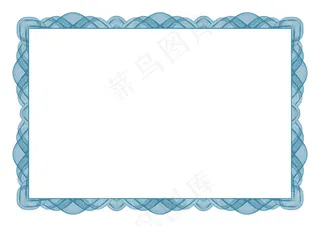 精美欧式花纹花边证书矢量素材