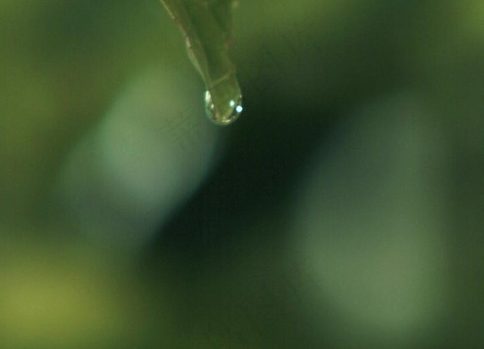 一滴水掉下高清素材图片