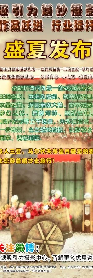 影楼宣传x展架图片