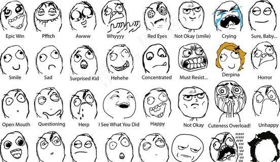 搞笑暴走漫画表情