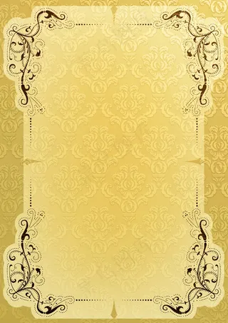 典雅的复古背景矢量插画