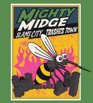 卡通蚊子 蚊香海报素