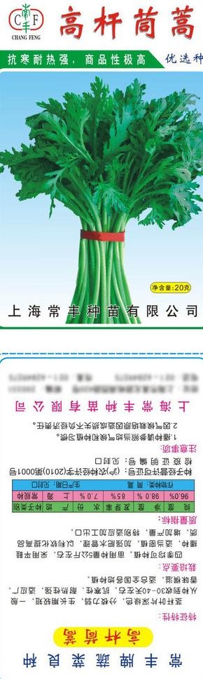 高杆茼蒿图片cdr矢量模版下载