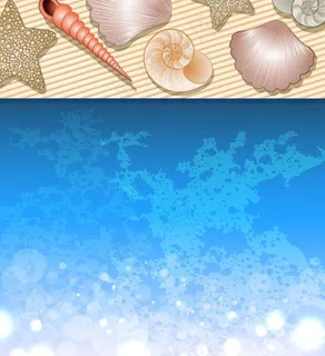 夏天旅游度假背景图片