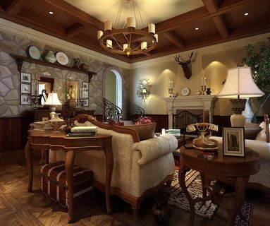 欧式家装模型图片