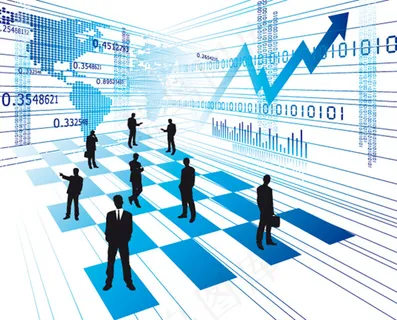 企业科技广告背景