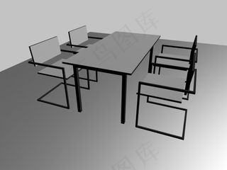 办公桌子模型图
