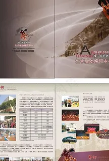 艺术馆培训中心dm单图片