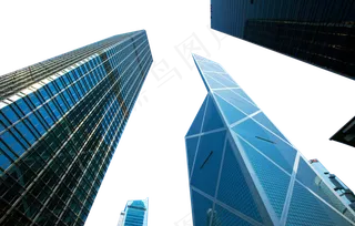 卡通城市都市建筑建筑速写房子剪影素...