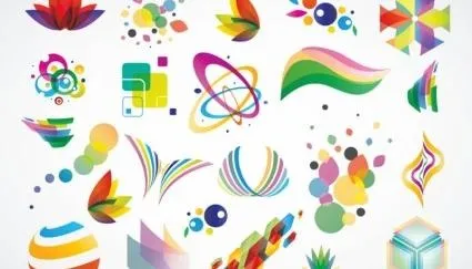 标志设计元素ai矢量模版下载