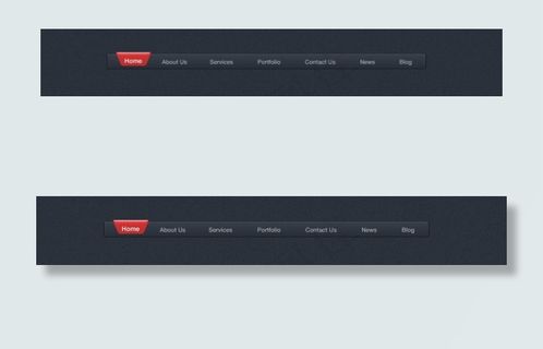 导航菜单栏素材