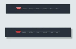 导航菜单栏素材