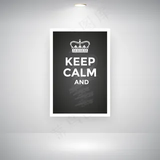 简约黑板海报设计元素