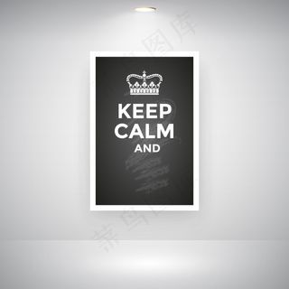 简约黑板海报设计元素