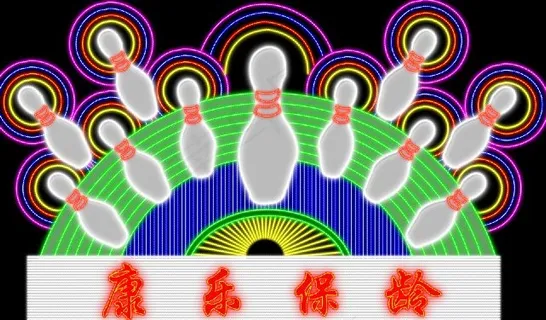 保龄球会所招牌