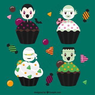 万圣节纸杯蛋糕品种