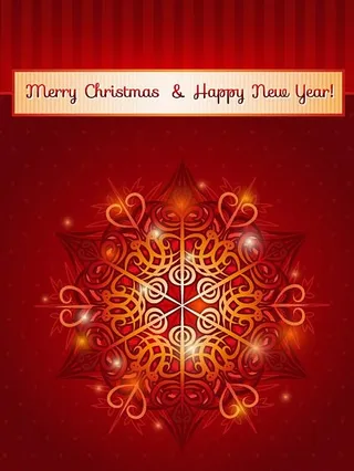 精美新年背景矢量素材