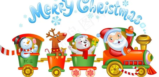 卡通圣诞节背景图片