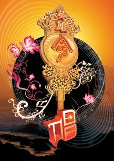 古典英雄令牌PSD素材