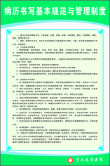 病历书写基本规范与管理制度cdr矢量模版下载