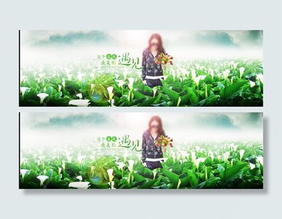 淘宝春装海报素材下载