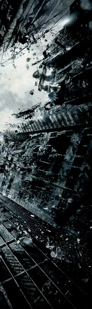 黑色3d科技震撼世界破碎背景