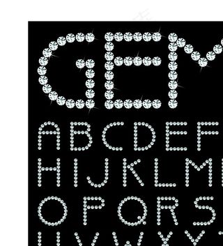 钻石字体