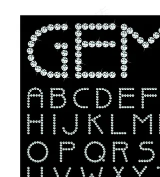 钻石字体