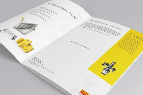 简约大气画册样机