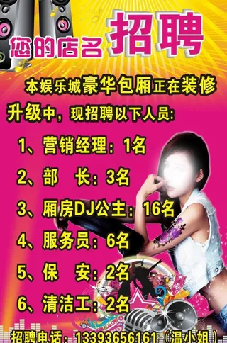 酒吧ktv招聘图片