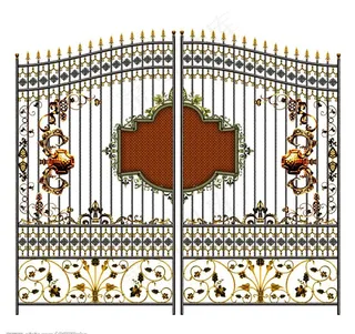 高清欧式铁艺门图片