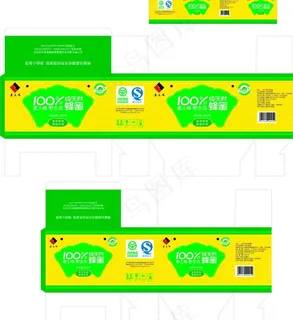 蜂蜜包装图片模板下载