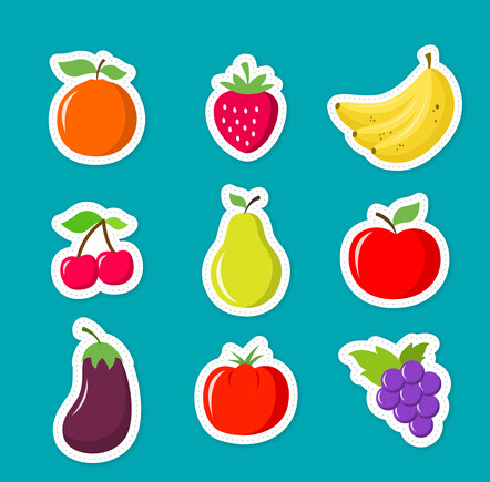 卡通水果矢量素材